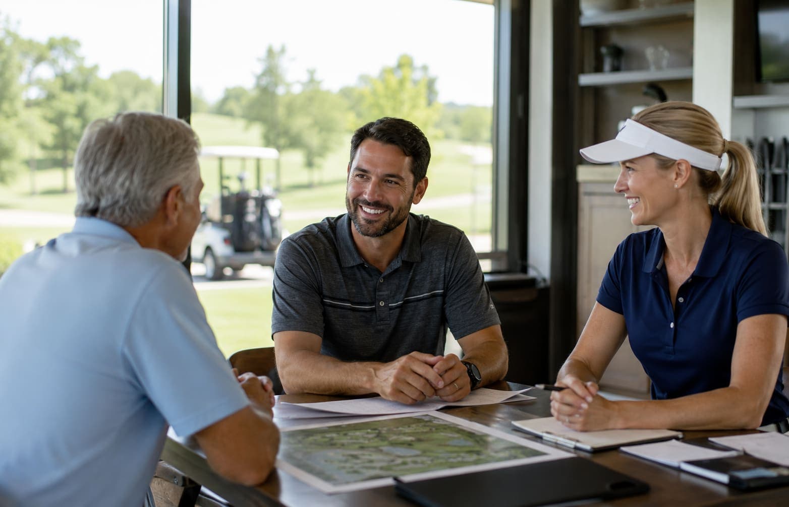 Course owners reviewing operations